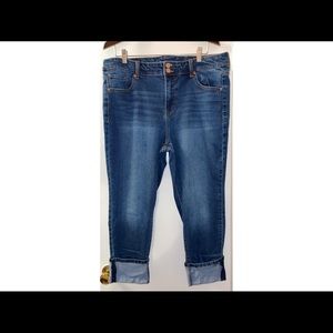 Nice Maurices Ankle Jeans 18W Folded Cuff